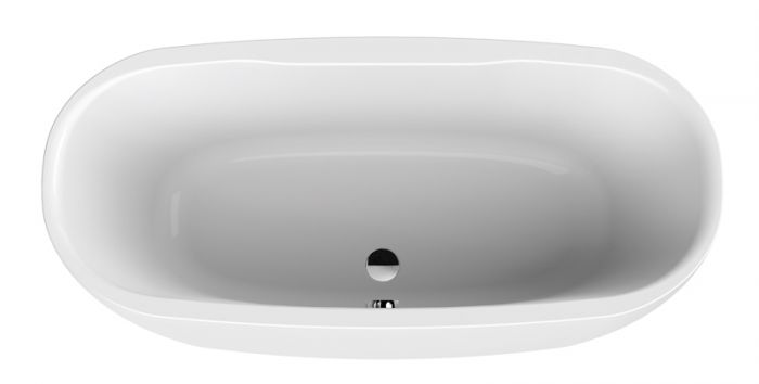 Baignoire monobloc ovale en ilot 180x80 cm - BAIGNOIRE OVALE GRETA MONOLINE